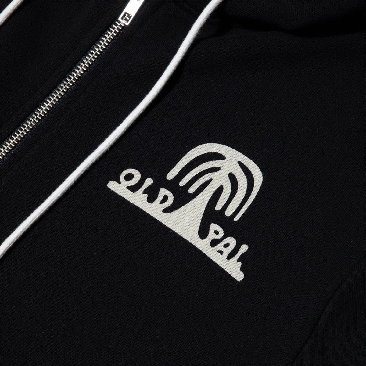 Old Pal Provisions LAZY PALM ZIP UP HOODED SWEATSHIRT - Image 3