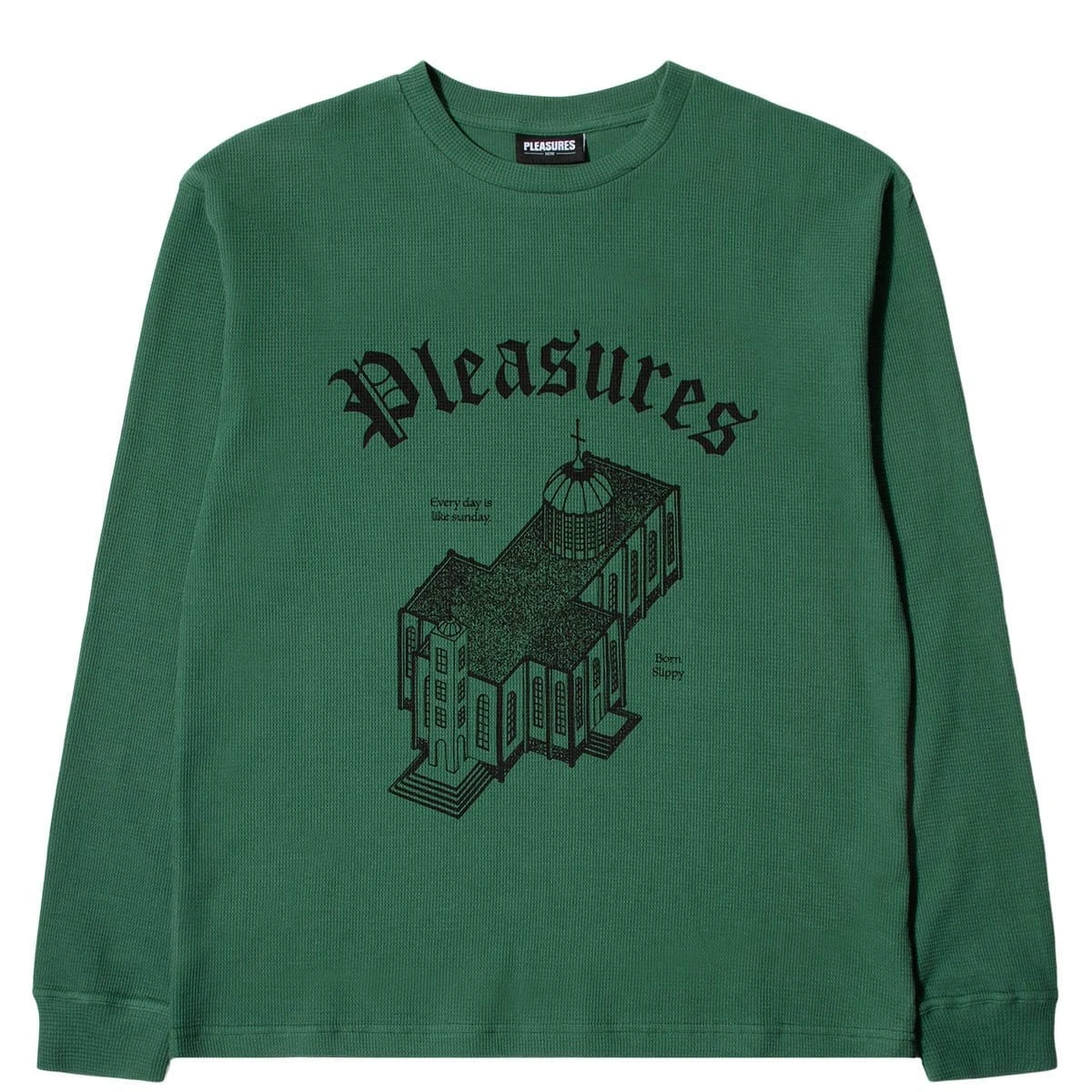 Pleasures GLORY WAFFLE KNIT LONG SLEEVE