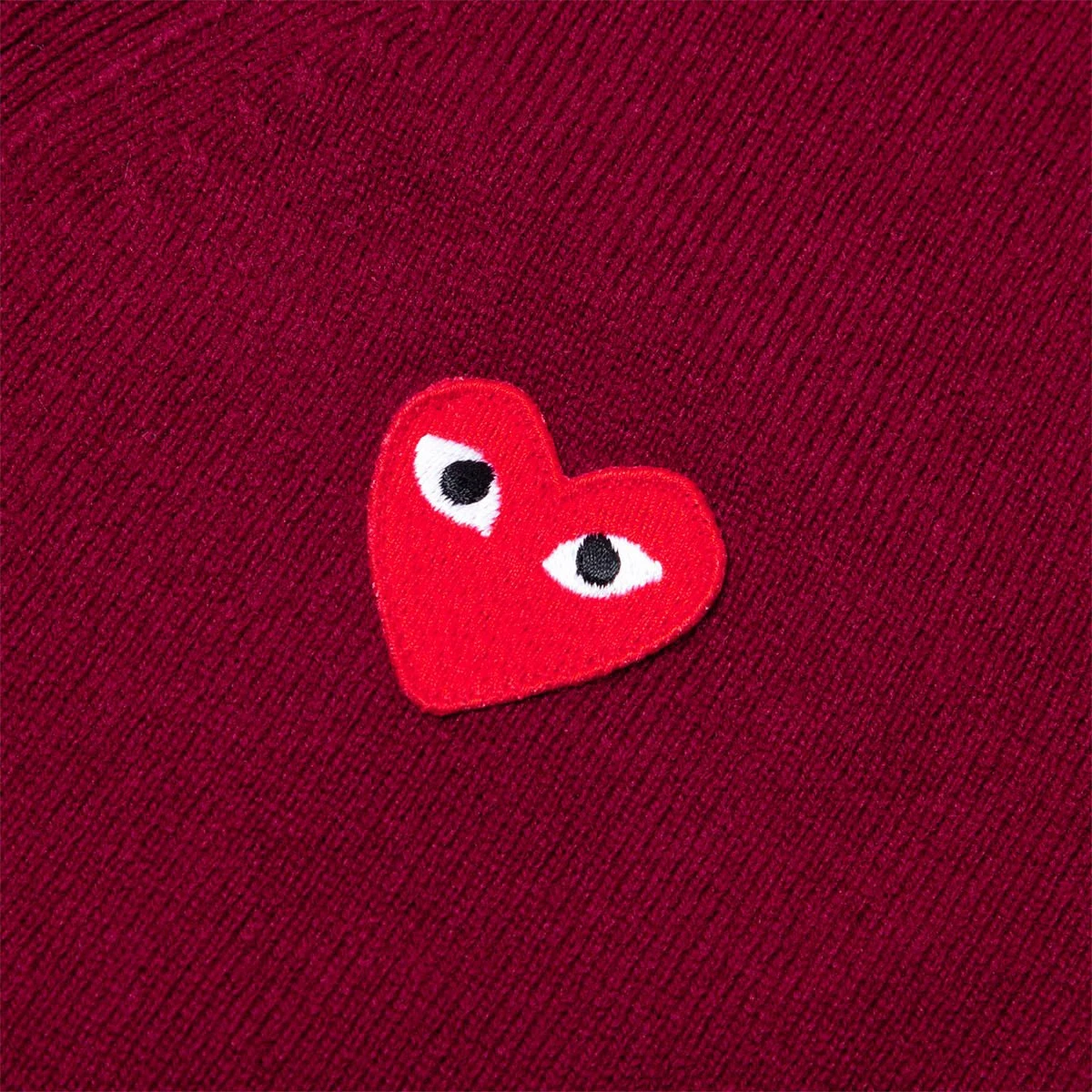 Comme Des Garçons Play RED HEART PLAY CARDIGAN - Image 3