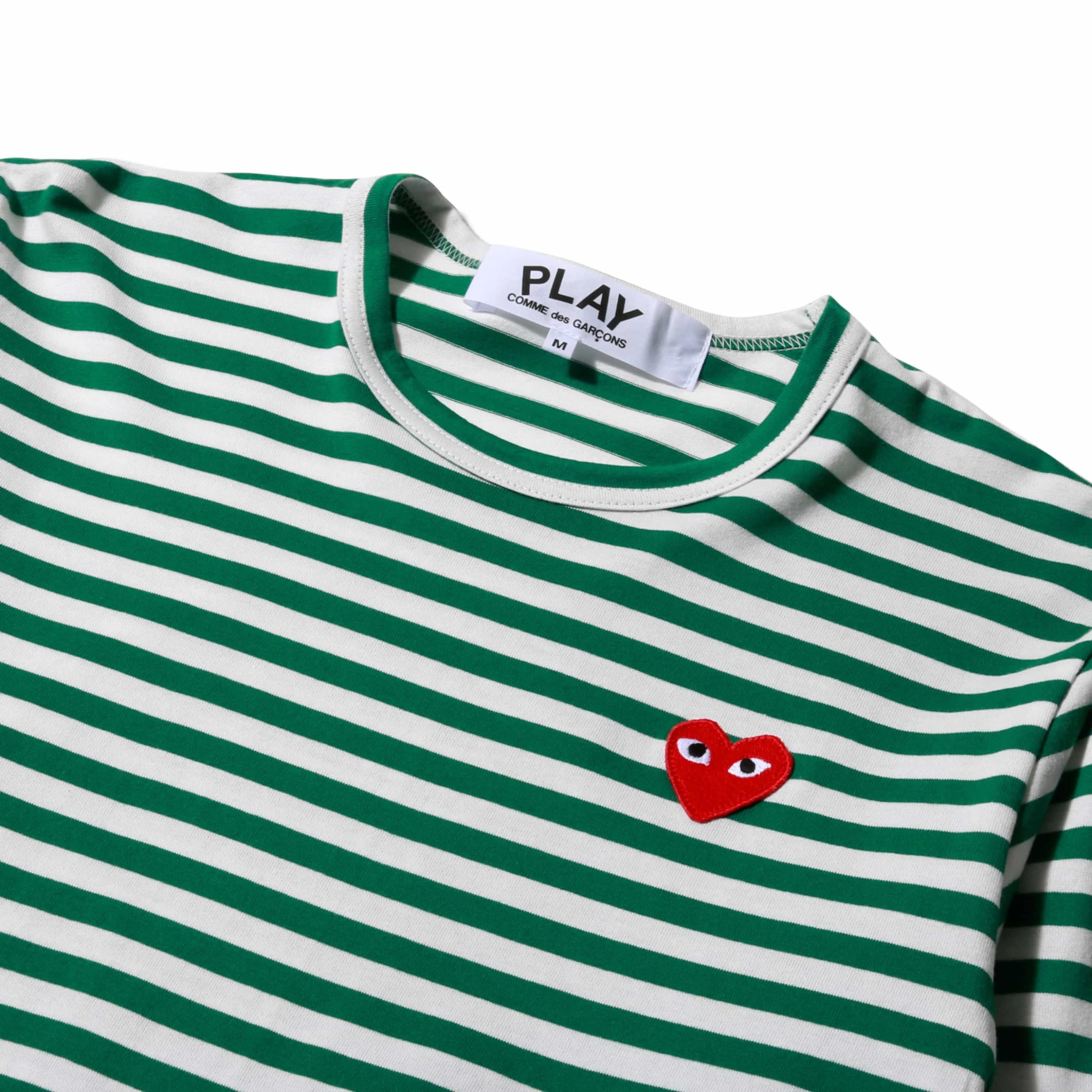 Comme Des Garçons Play PLAY STRIPED T-SHIRT - Image 2