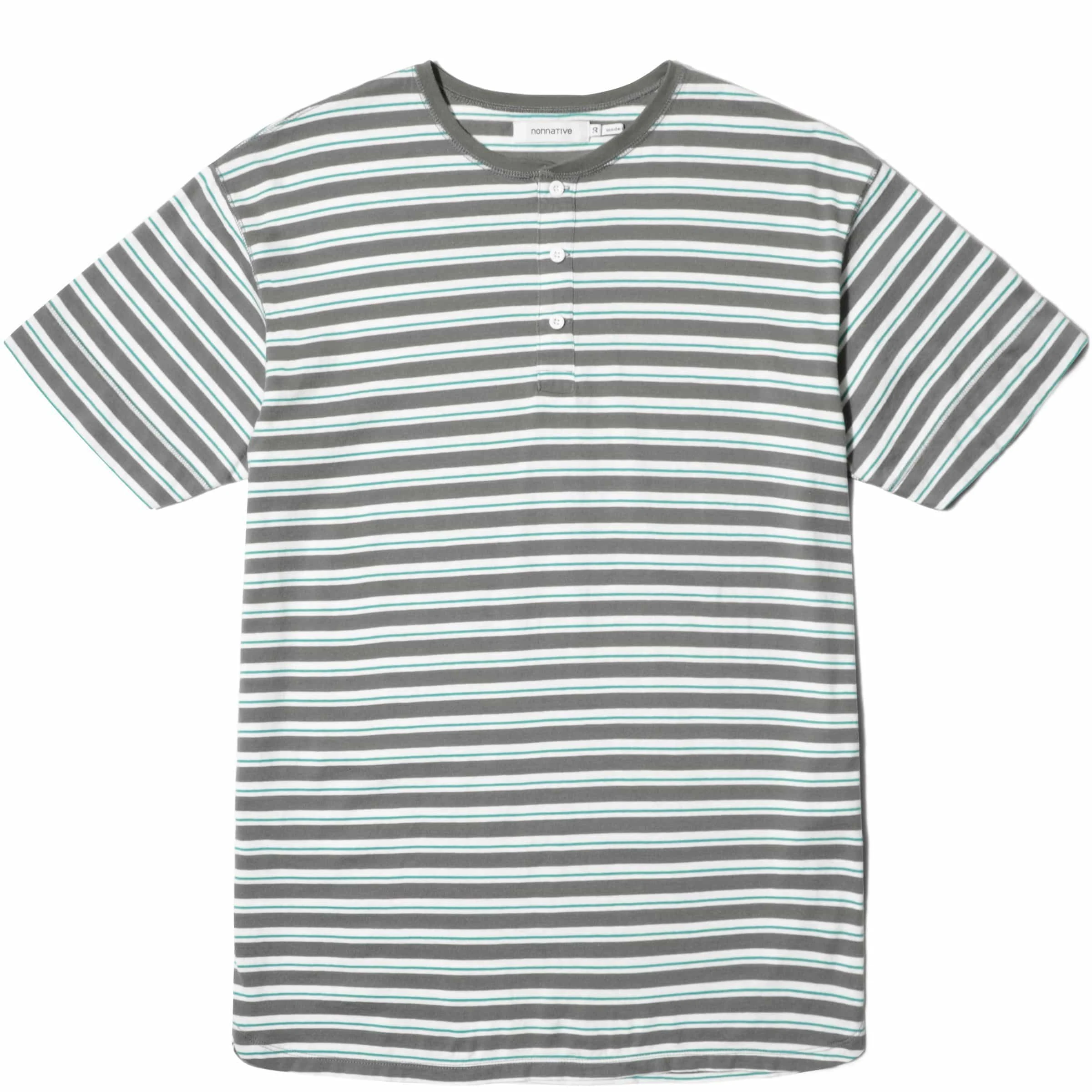 Nonnative DWELLER HENLEY S/S TEE COTTON JERSEY