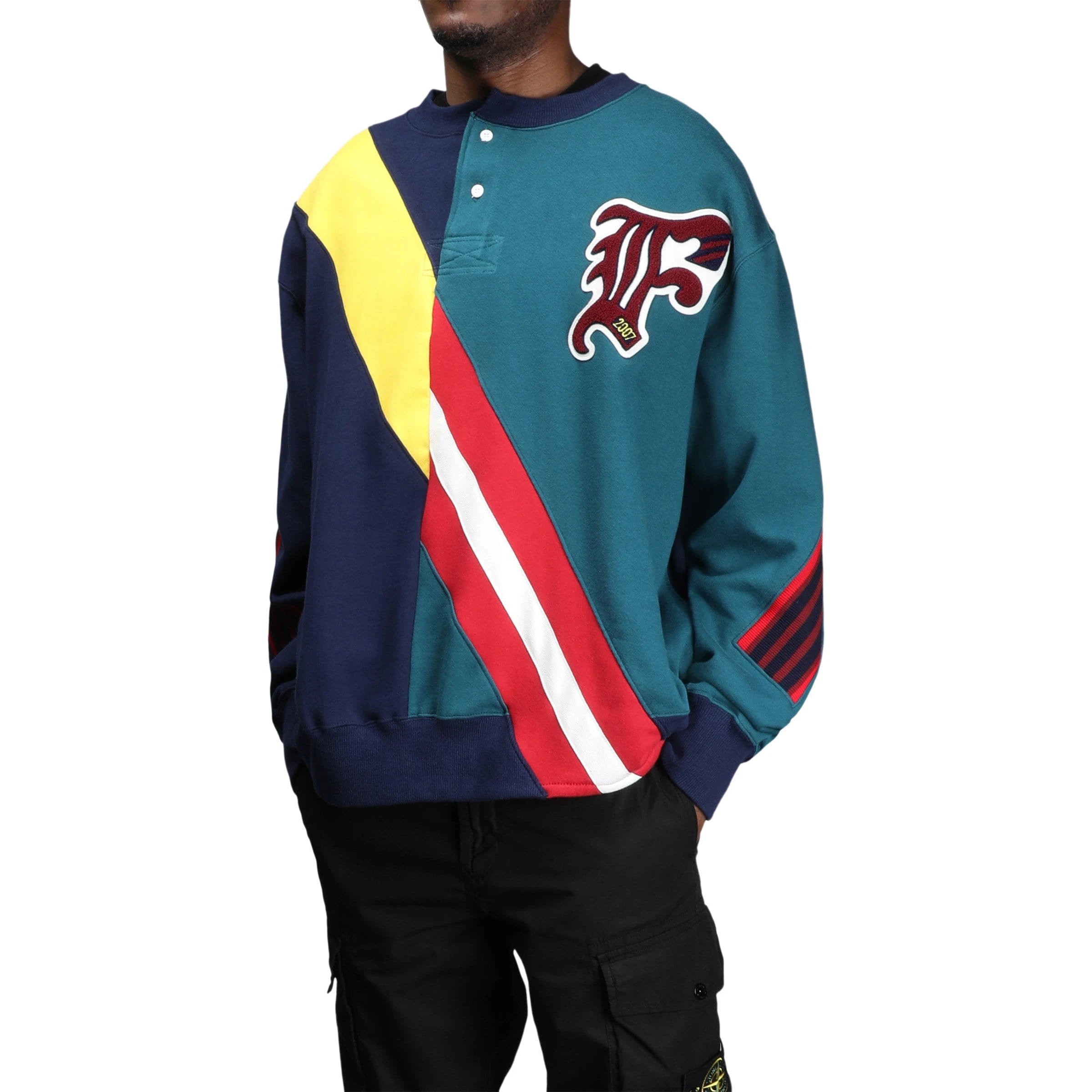 Facetasm RUGBY MIX RIB SWEATSHIRT - Image 3