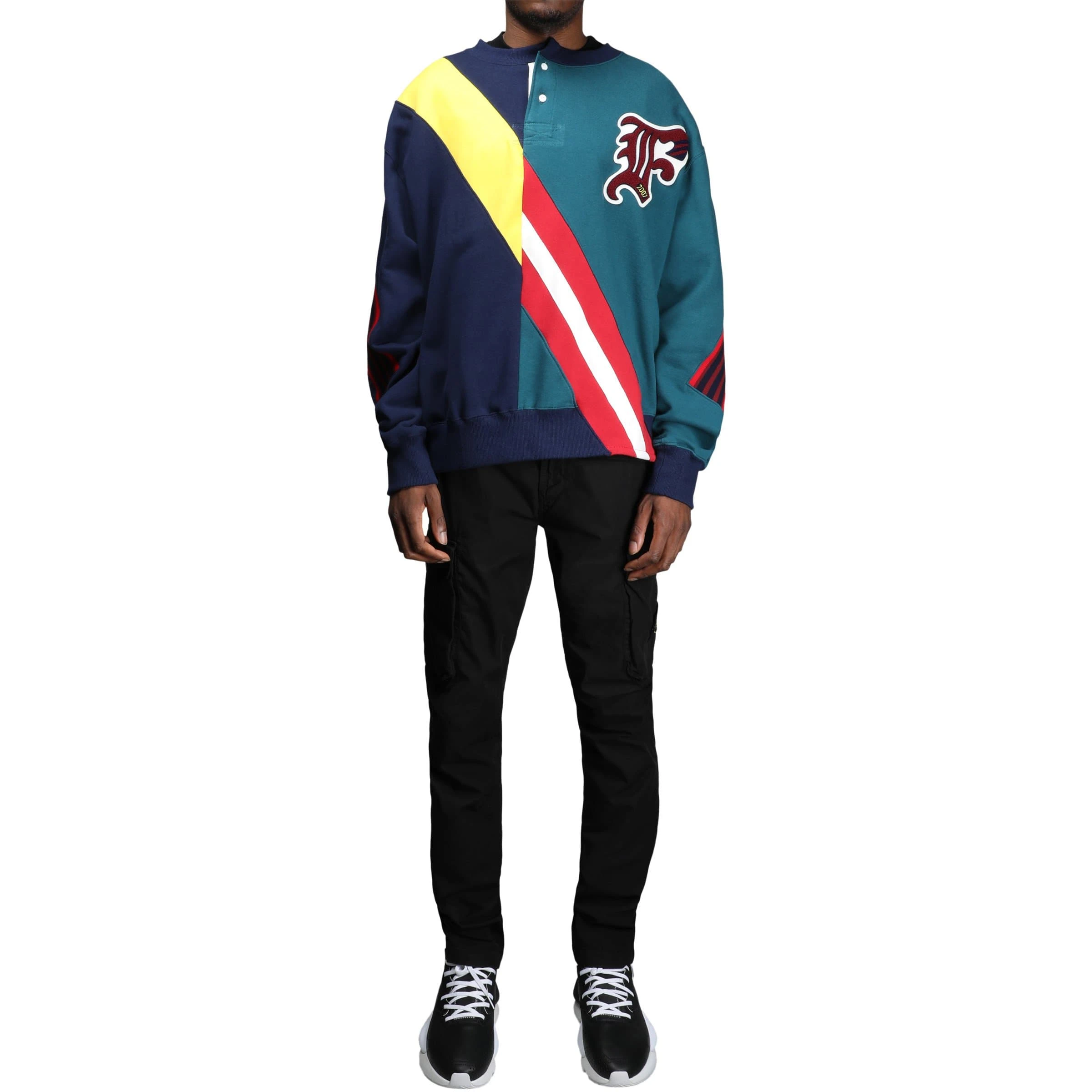 Facetasm RUGBY MIX RIB SWEATSHIRT - Image 2