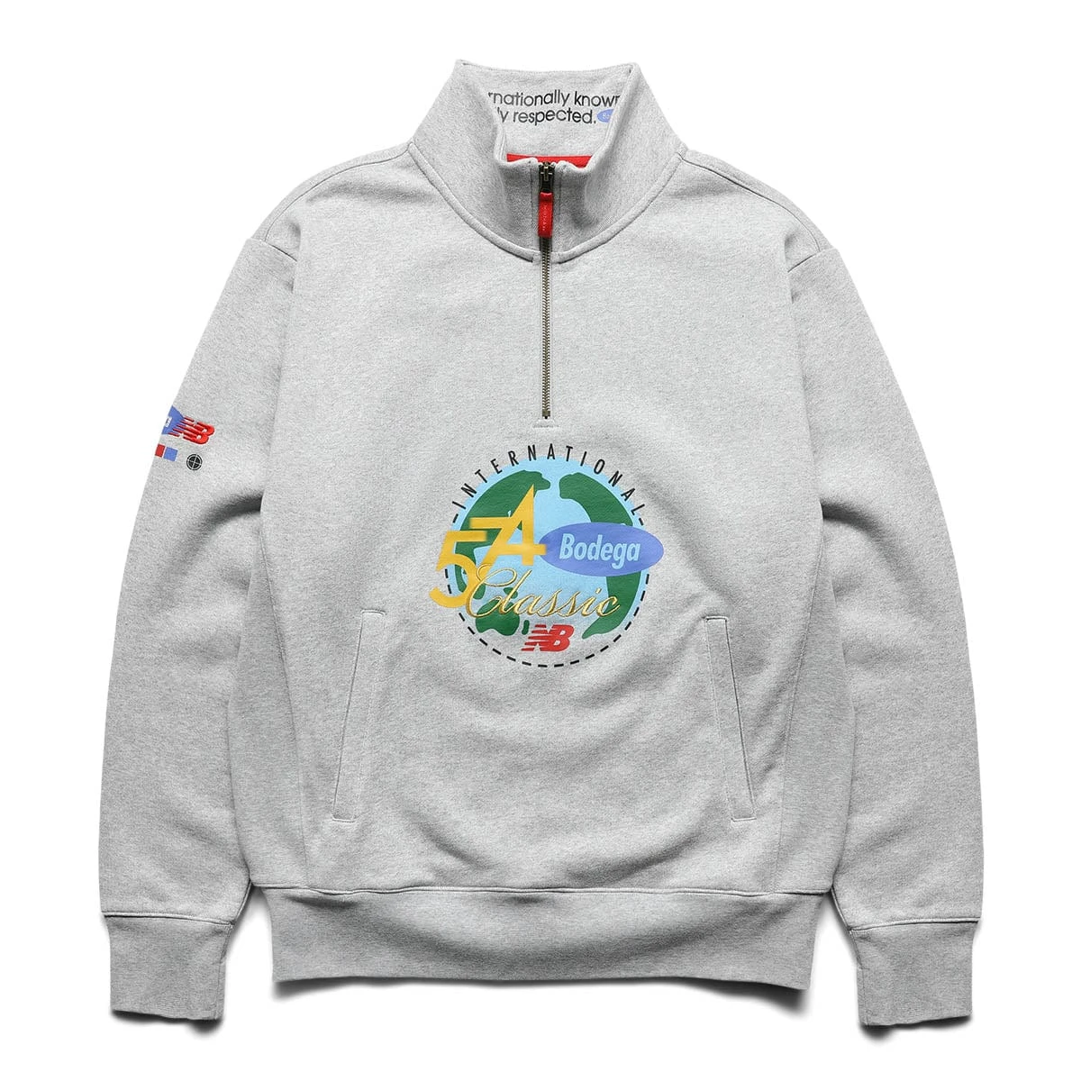 New Balance X BODEGA 1/2 ZIP SWEATSHIRT