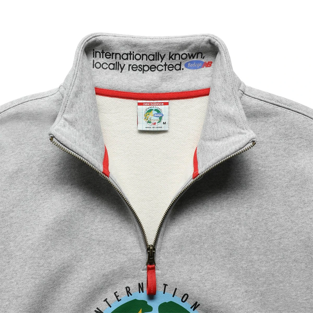 New Balance X BODEGA 1/2 ZIP SWEATSHIRT - Image 3