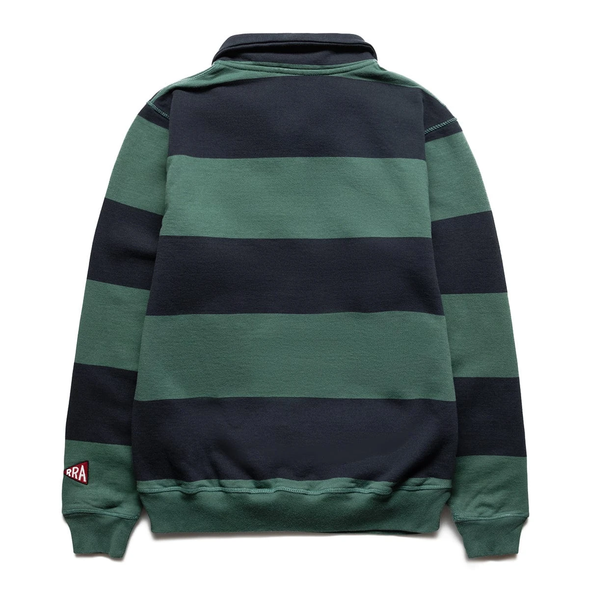 By Parra WORKED P STRIPED HALF ZIP SWEATSHIRT - Image 2