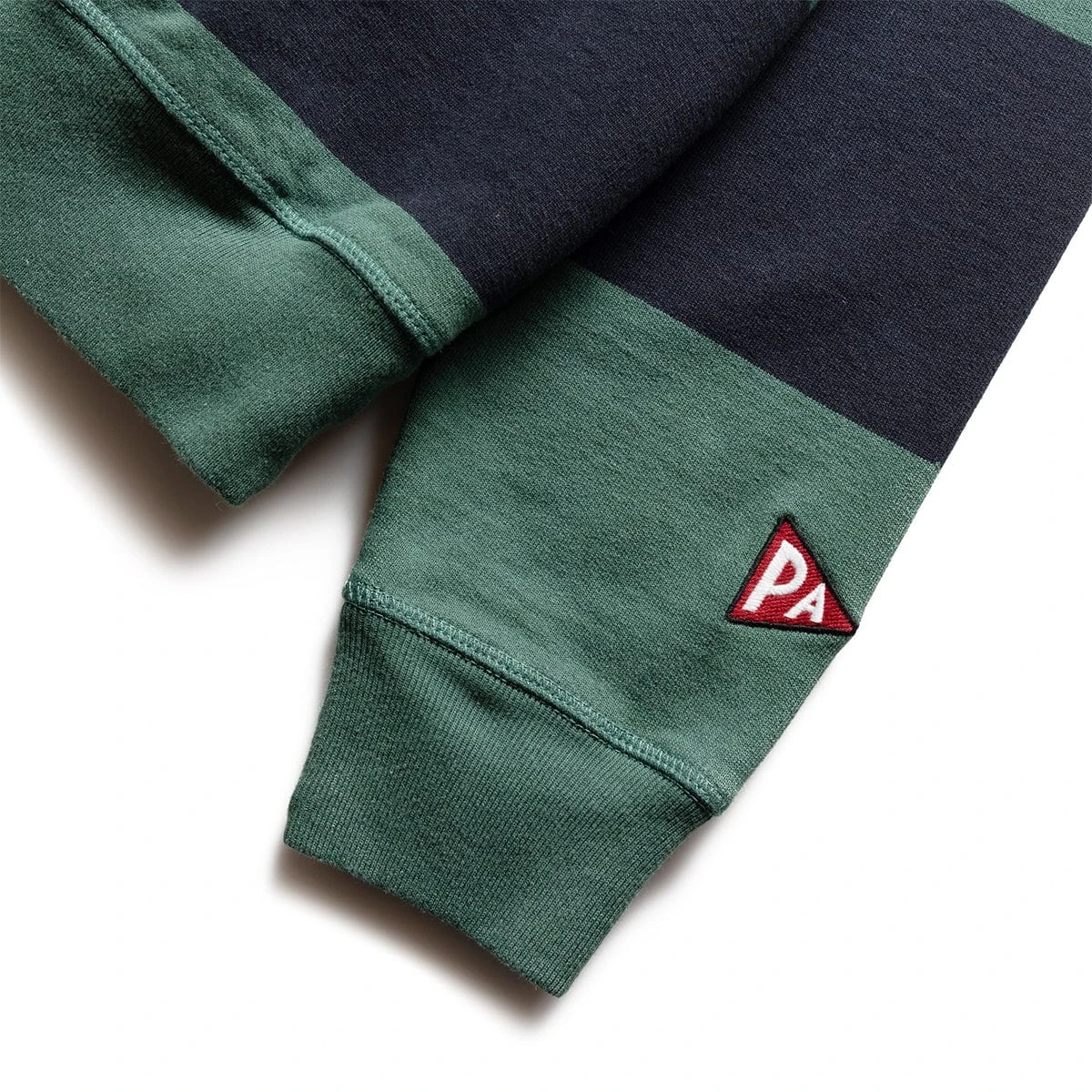 By Parra WORKED P STRIPED HALF ZIP SWEATSHIRT - Image 4