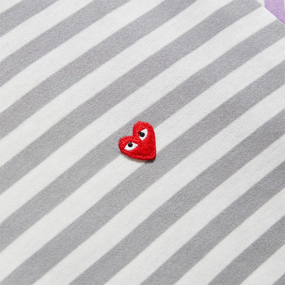 Comme Des Garçons Play BI-COLOUR STRIPED MEN'S T-SHIRT - Image 3