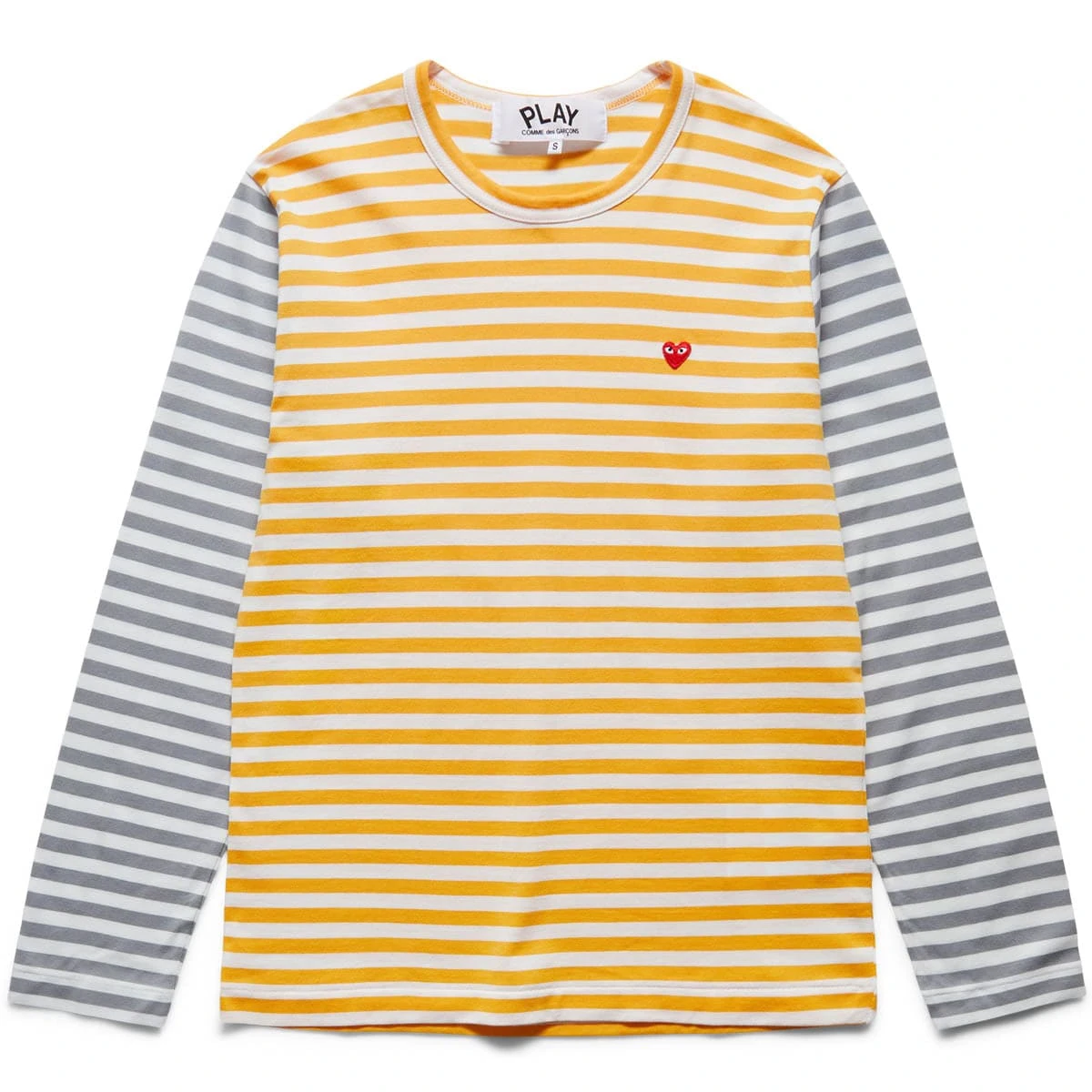Comme Des Garçons Play BI-COLOUR STRIPED MEN'S T-SHIRT 3 Comme Des Garçons Play BI-COLOUR STRIPED MEN'S T-SHIRT