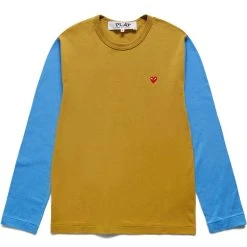 Comme Des Garçons Play BI-COLOUR MEN'S T-SHIRT
