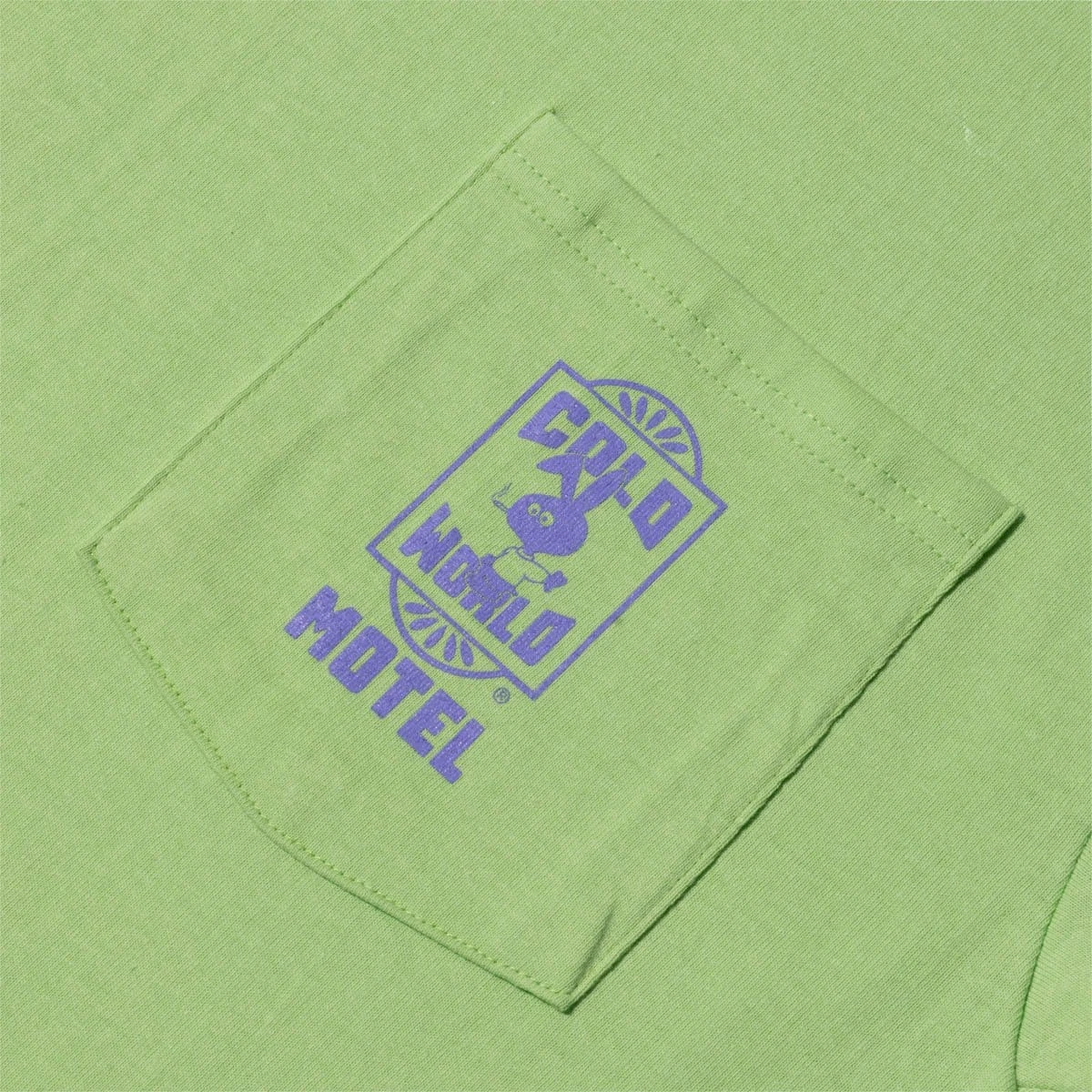 Cold World Frozen Goods MOTEL BUNNY POCKET TEE - Image 3