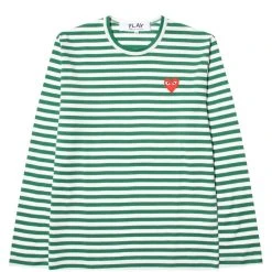 Comme Des Garçons Play PLAY STRIPED T-SHIRT