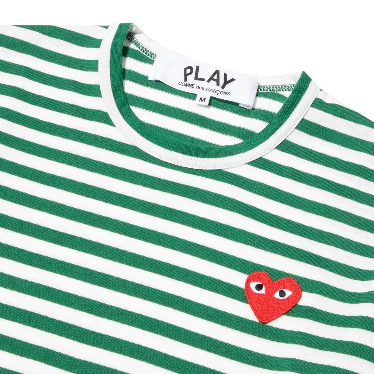 Comme Des Garçons Play PLAY STRIPED T-SHIRT - Image 2