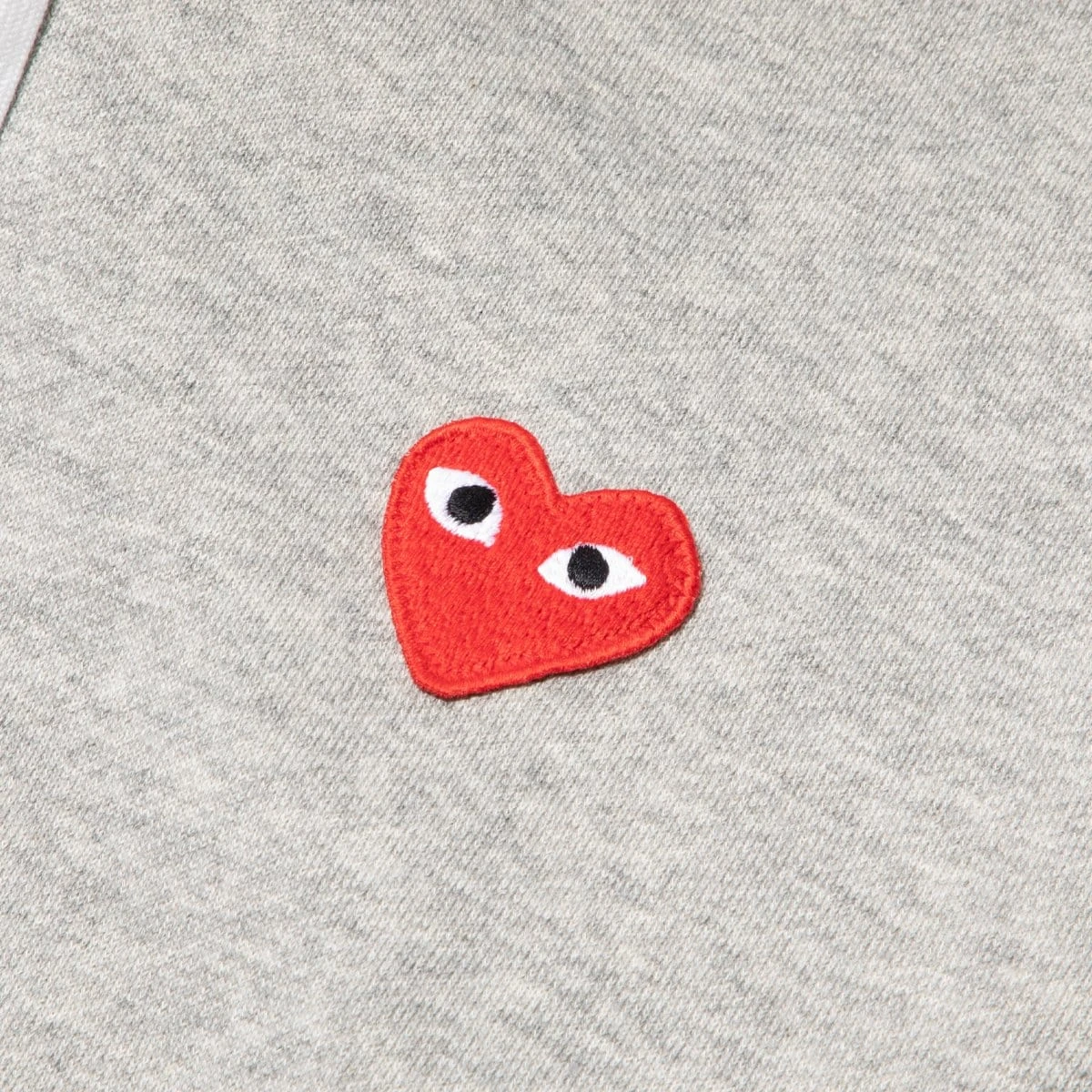 Comme Des Garçons Play PLAY ZIP INVADER HEART HOODED SWEATSHIRT - Image 3