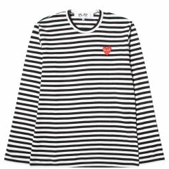 Comme Des Garçons Play PLAY STRIPED T-SHIRT