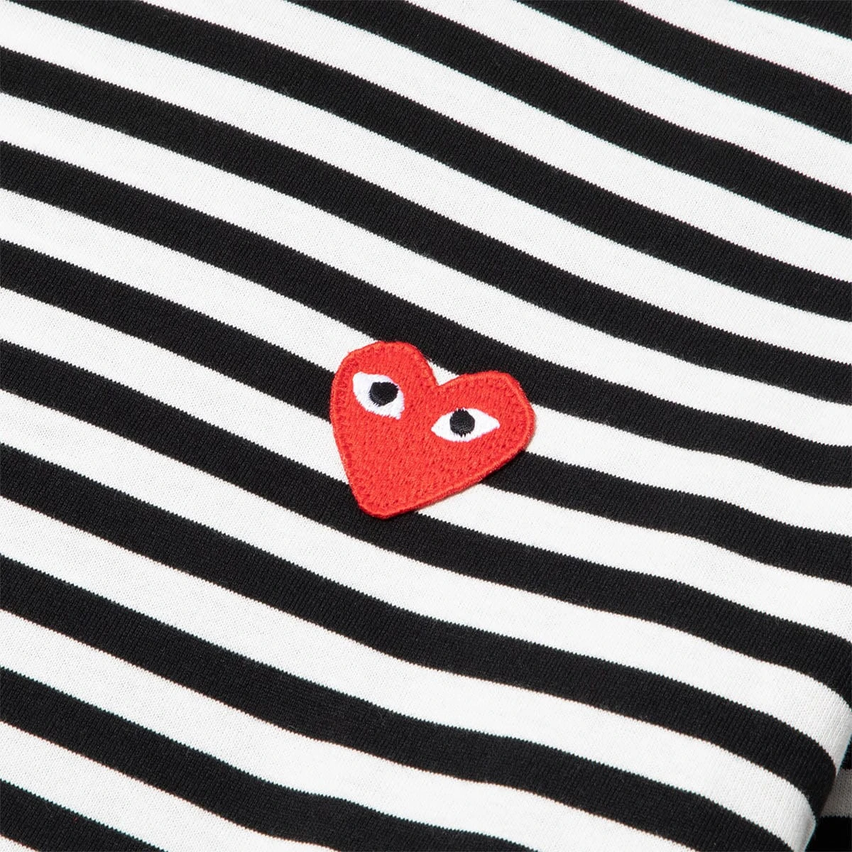 Comme Des Garçons Play PLAY STRIPED T-SHIRT - Image 3