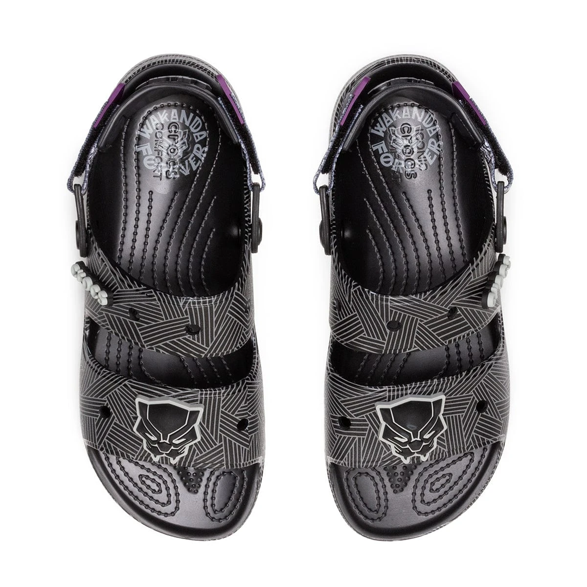 Crocs X BLACK PANTHER CLASSIC AT SANDAL MLT - Image 4