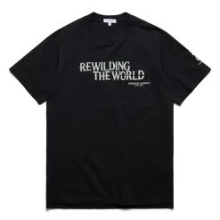 Engineered Garments PRINTED CROSS CREW NECK T-SHIRT