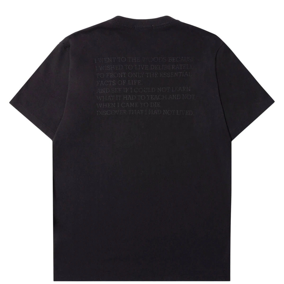 Engineered Garments PRINTED CROSS CREW NECK POCKET T-SHIRT - Image 2