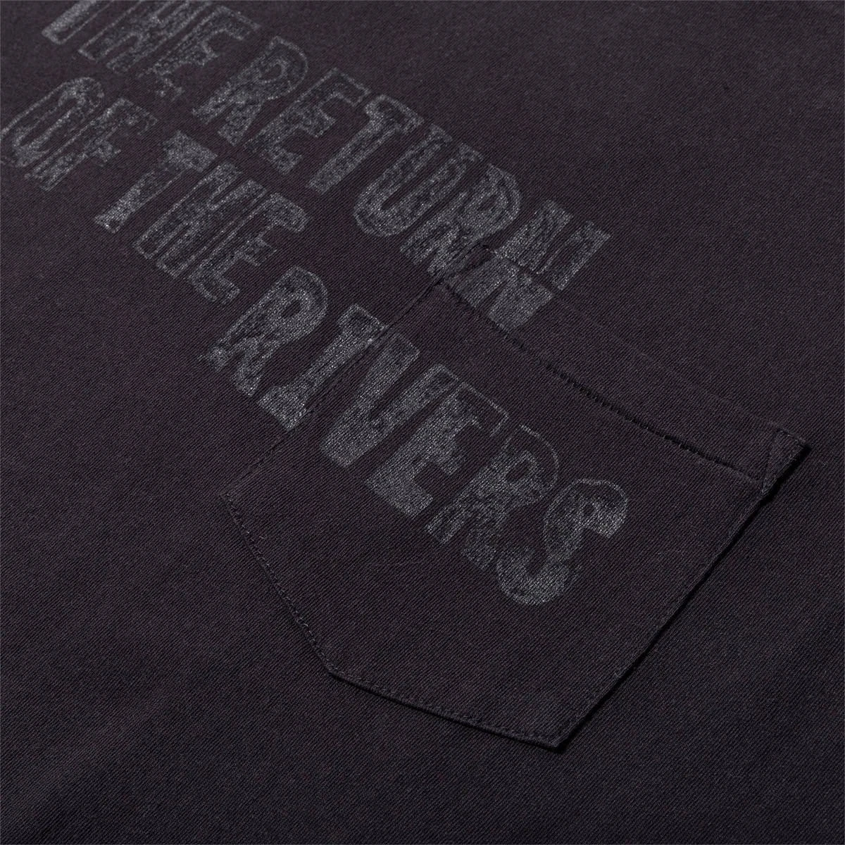 Engineered Garments PRINTED CROSS CREW NECK POCKET T-SHIRT - Image 3