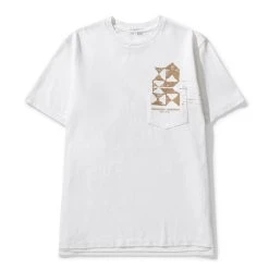 Engineered Garments PRINTED CROSS CREW NECK T-SHIRT