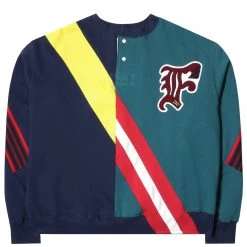 Facetasm RUGBY MIX RIB SWEATSHIRT