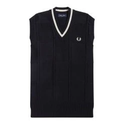 Fred Perry CABLE KNIT TANK