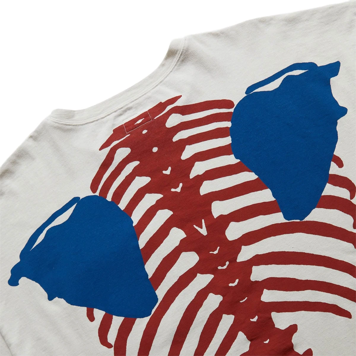 KAPITAL JERSEY 2TONES BIG POCKET T (BONE) - Image 3