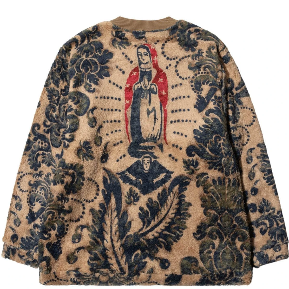 KAPITAL DAMASK FLEECE BIG SWEAT (VIRGINMARY) - Image 2