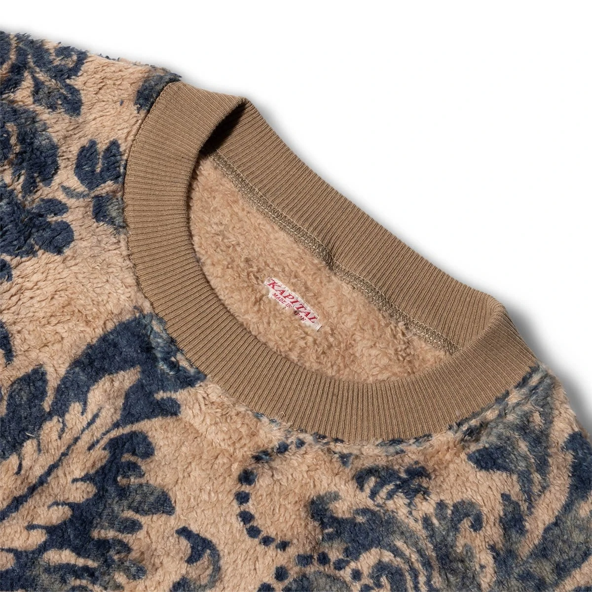 KAPITAL DAMASK FLEECE BIG SWEAT (VIRGINMARY) - Image 3