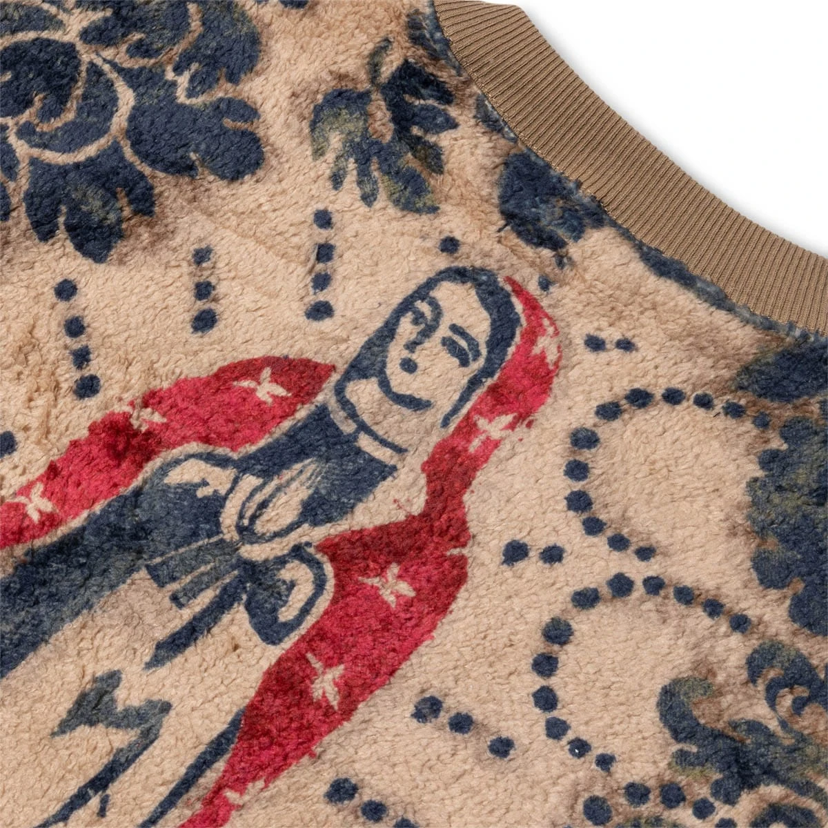 KAPITAL DAMASK FLEECE BIG SWEAT (VIRGINMARY) - Image 7