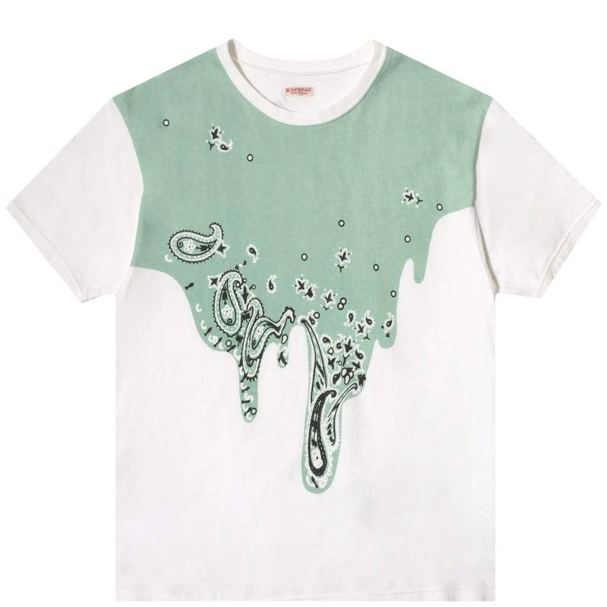 KAPITAL 20/-JERSEY CREW T (PALE-TONE TOROTORO BANDANA) - Image 4