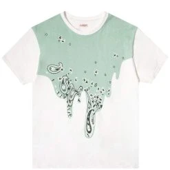 KAPITAL 20/-JERSEY CREW T (PALE-TONE TOROTORO BANDANA)