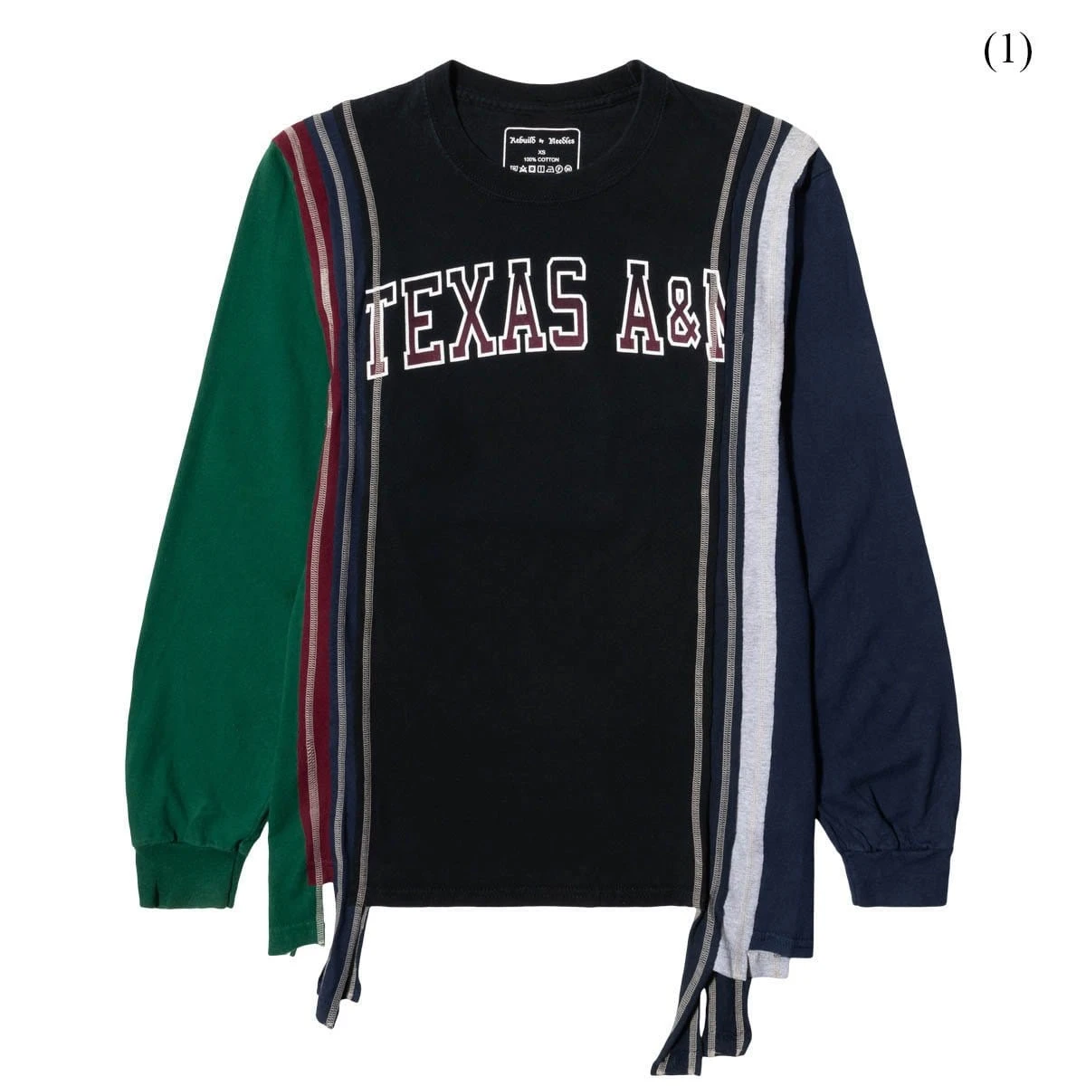 Needles 7 CUTS L/S TEE - COLLEGE FW21 (X-SMALL / MULTIPLE STYLES)