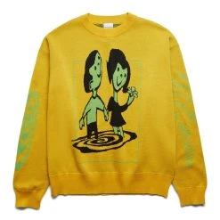 Perks And Mini GREEN PARK WALK PEOPLE KNITTED CREW NECK