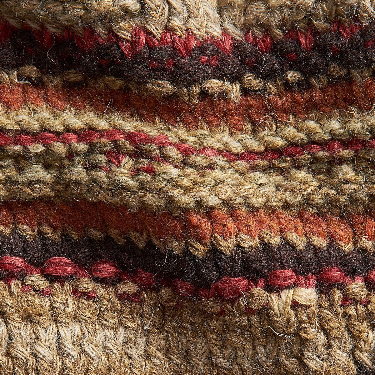 RRL HAND-KNIT MIXED STICHES SHAWL CARDIGAN - Image 5