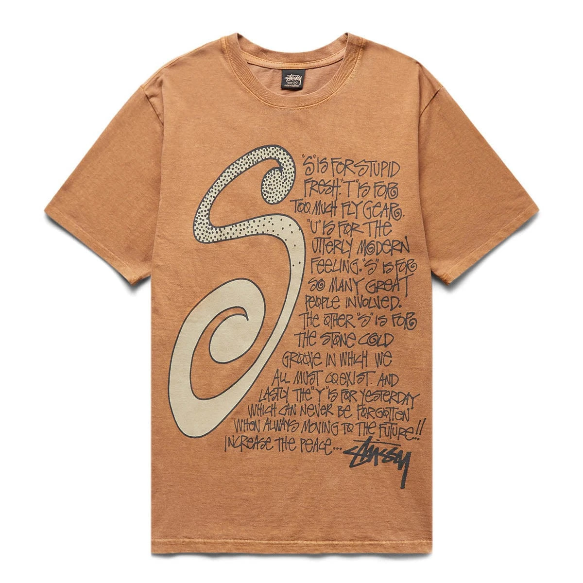 Stüssy SMALL TALK PIGMENT DYED TEE