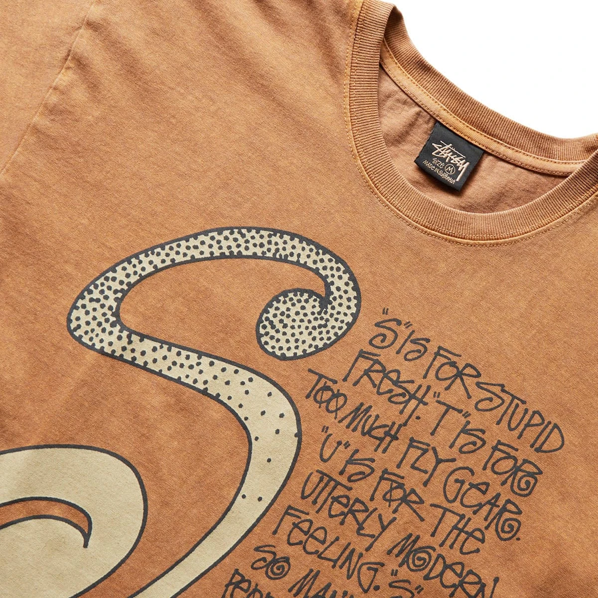 Stüssy SMALL TALK PIGMENT DYED TEE - Image 3