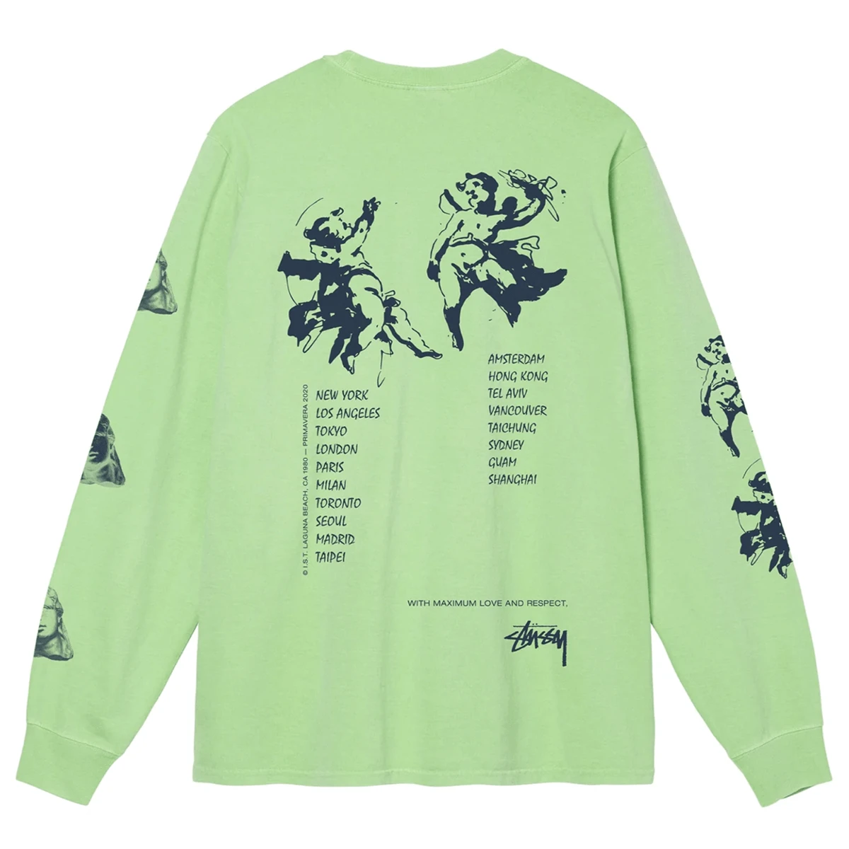 Stüssy ANGELS PIG. DYED LS TEE - Image 2