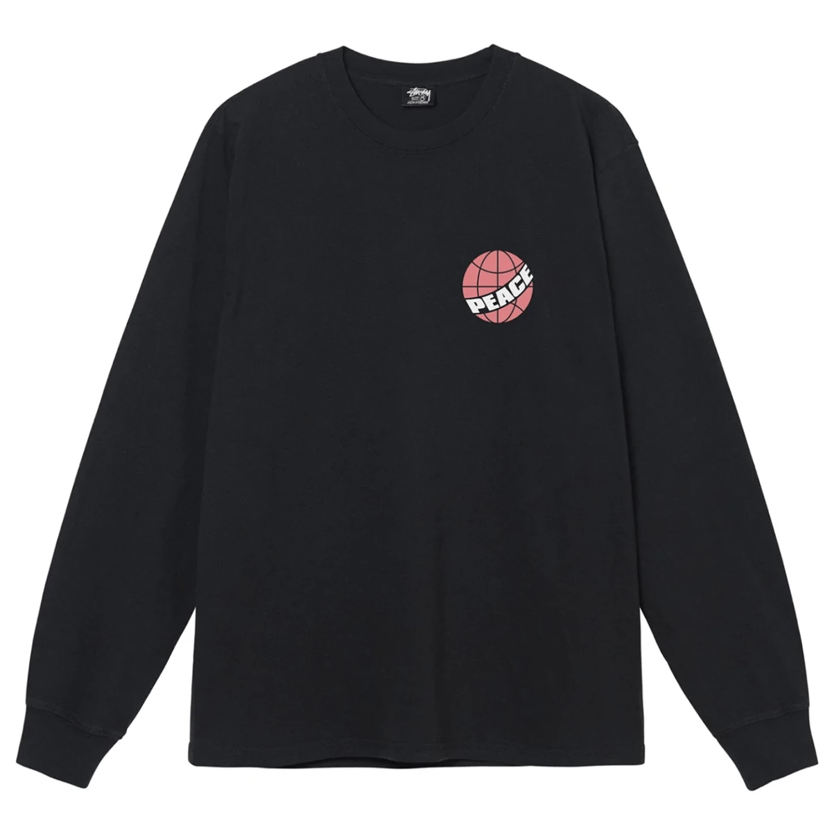 Stüssy GLOBAL PEACE PIG. DYED LS TEE