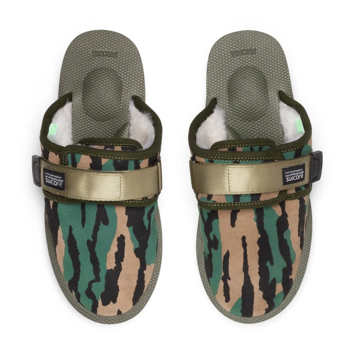 Suicoke ZAVO-MAB-PT04 GREEN SANDALS - Image 4