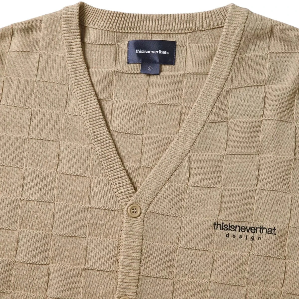 Thisisneverthat REVERSE BLOCK CARDIGAN - Image 4