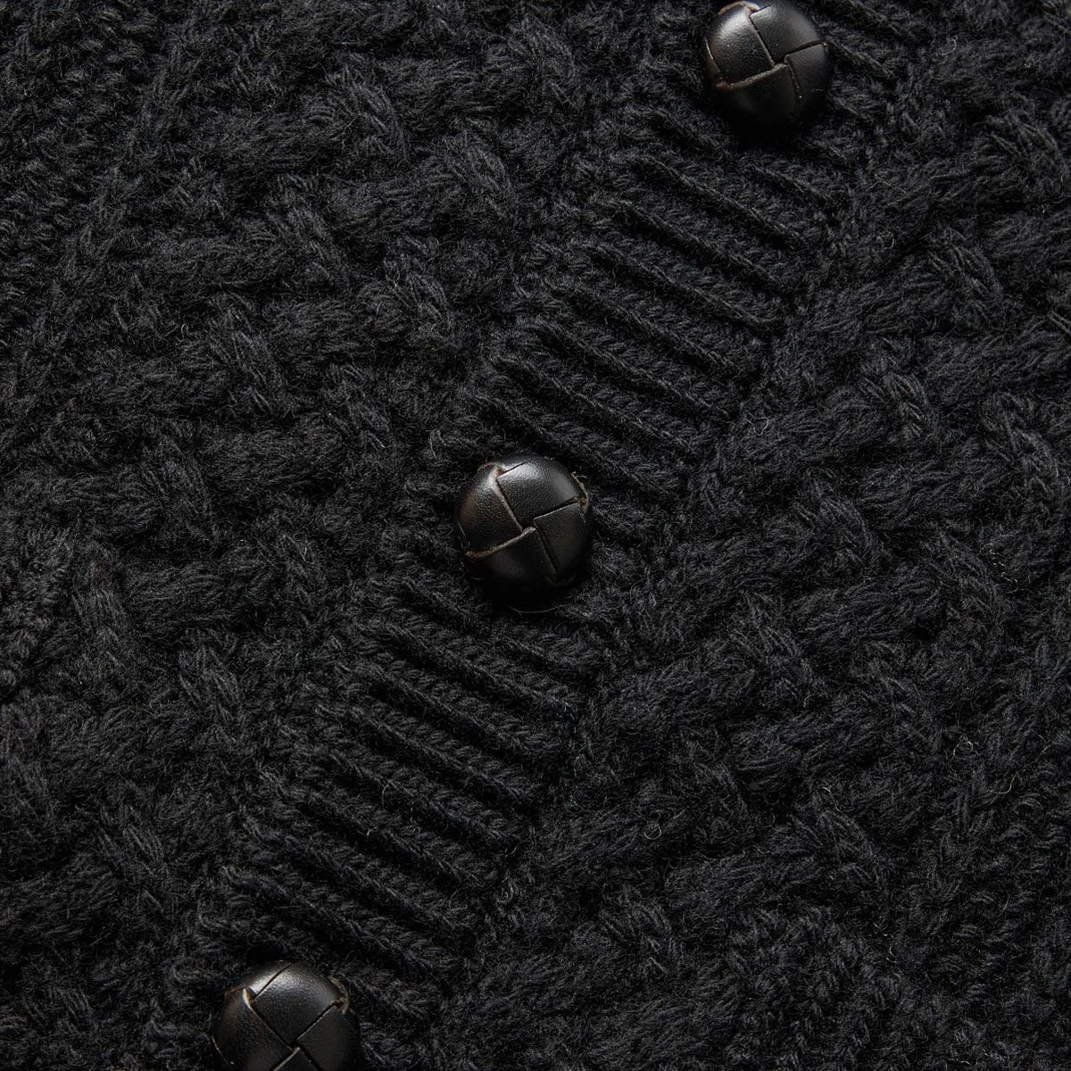 TAKAHIROMIYASHITA TheSoloist. DOUBLE ZIP ARAN PATTERN CARDIGAN - Image 3