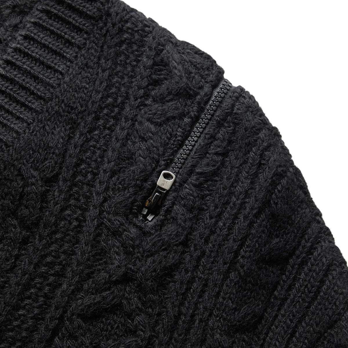 TAKAHIROMIYASHITA TheSoloist. DOUBLE ZIP ARAN PATTERN CARDIGAN - Image 5
