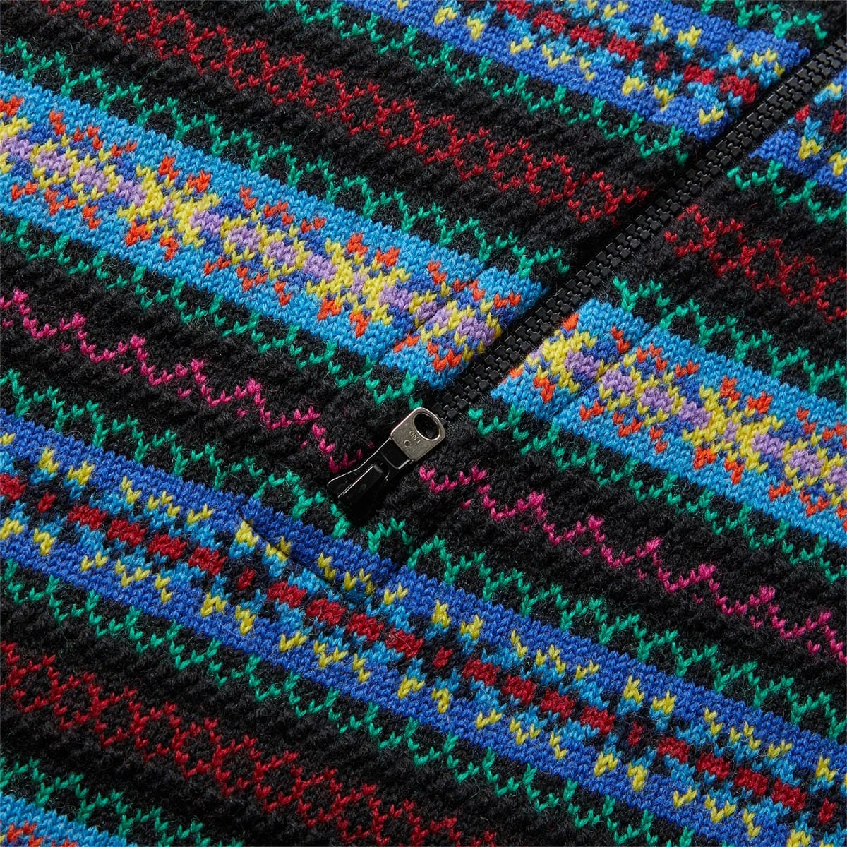 TAKAHIROMIYASHITA TheSoloist. REVERSED DOUBLE ZIP FAIR ISLE PATTERN VEST - Image 4