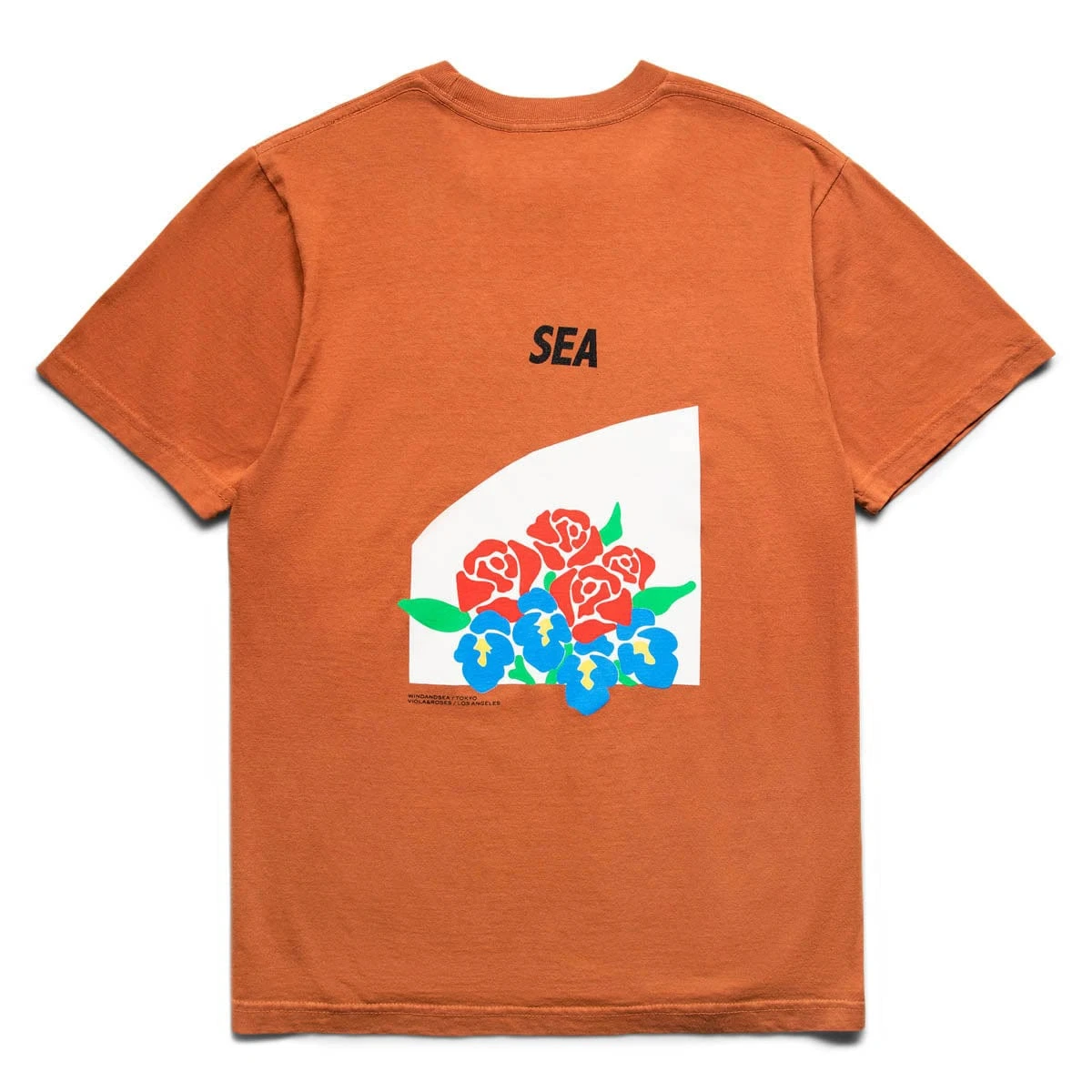 Viola And Roses X WIND AND SEA FLOWER SHOP TEE - Image 2
