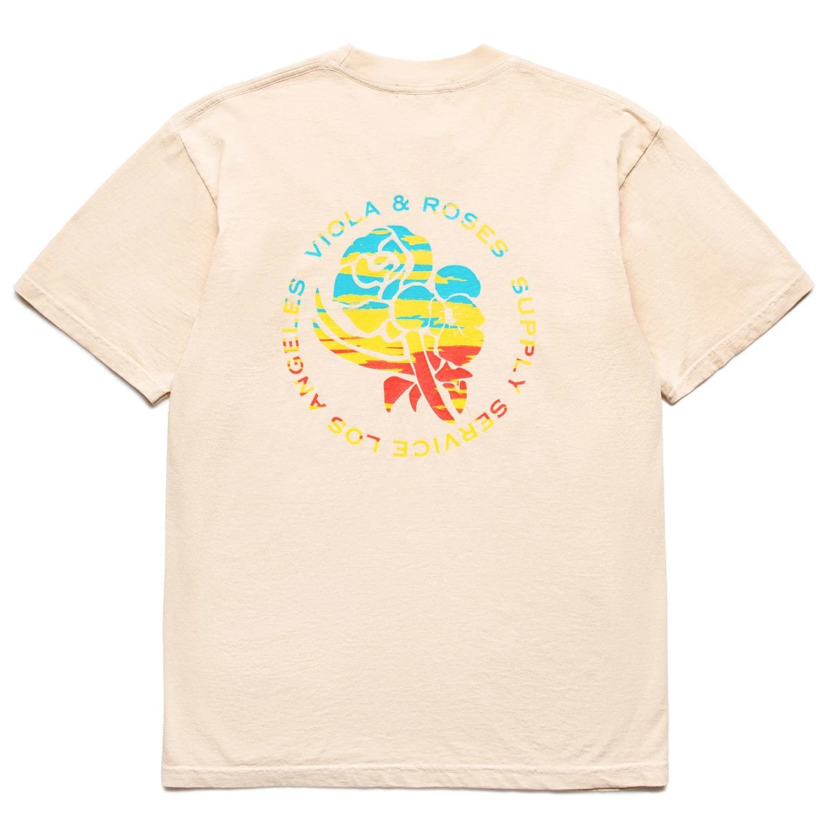 Viola And Roses X WIND AND SEA TROPICAL FLOWER TEE - Image 2