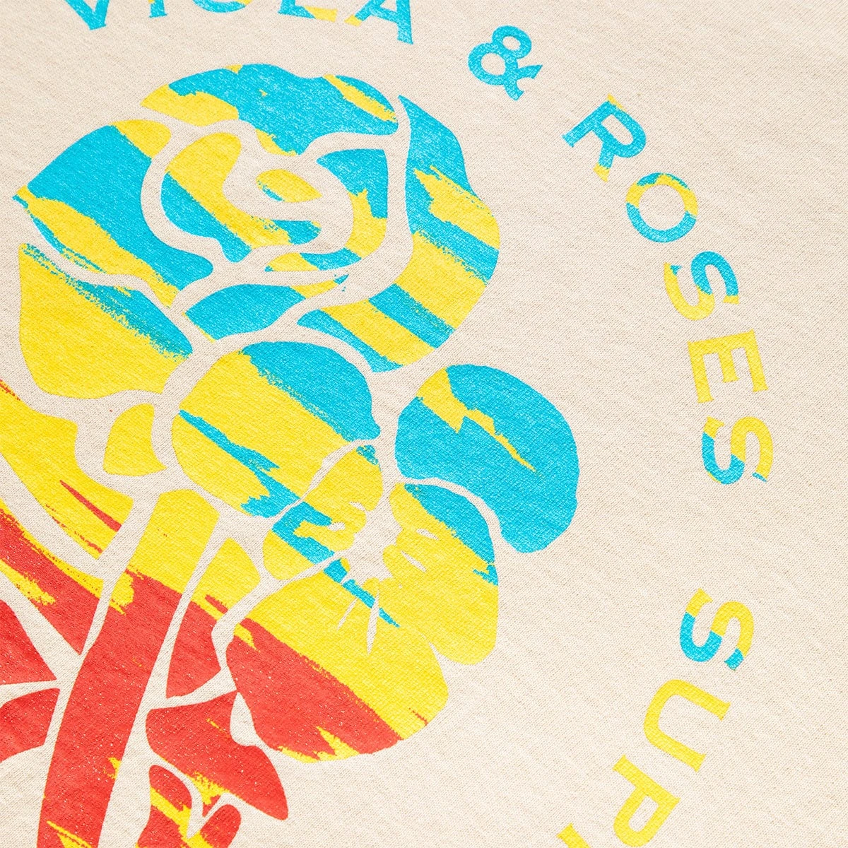 Viola And Roses X WIND AND SEA TROPICAL FLOWER TEE - Image 5
