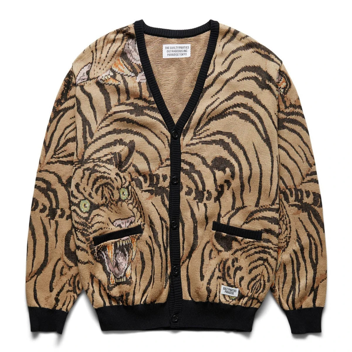 Wacko Maria X TIM LEHI JACQUARD CARDIGAN (TYPE-2)