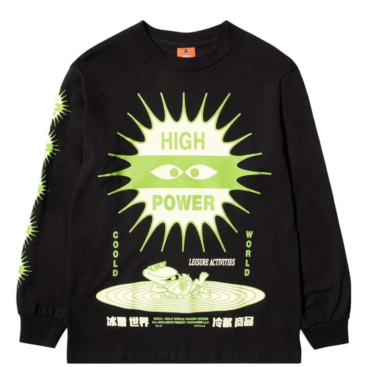 Cold World Frozen Goods HIGH POWER L/S TEE